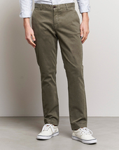 Morris Jeffrey Brushed Chinos Olive