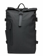 Rolltop Rucksack Large W3 Reppu Laukku Black Rains