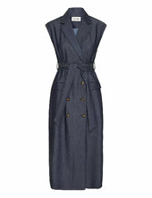 Ihjumi Dr Polvipituinen Mekko Navy Ichi