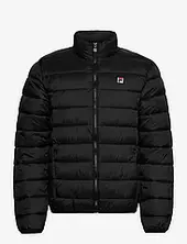 Milano Regular Thin Puffer Jacket Vuorillinen Takki Topattu Takki Black Fila