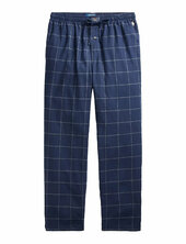 Cotton Flannel Pajama Pant Olohousut Blue Polo Ralph Lauren