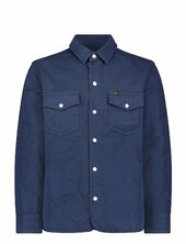 Quilted Shirt Jacket Tikkitakki Navy Lee Jeans