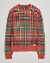 Polo Ralph Lauren Checked Wool Sweater Red Combo