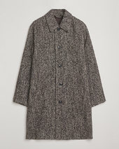 Nn07 Franco Wool Herringbone Coat Demitasse Brown