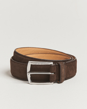 Tiger Of Sweden Bergstroms Suede Belt Dark Brown