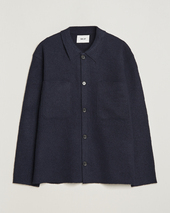 Nn07 Jonas Boiled Wool Cardigan Navy Blue