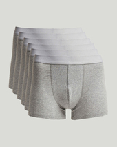 Bread & Boxers 6-pack Boxer Brief Grey Melange