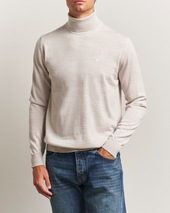 J.lindeberg Kaden Merino Turtleneck Moonbeam Melange