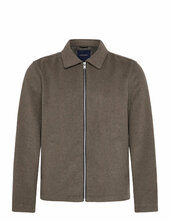 Wool Blend Blouson Villakangastakki Brown Lindbergh