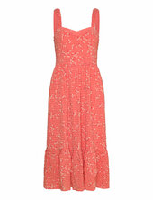 Erin Gretta Dress Polvipituinen Mekko Coral French Connection