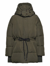 Becka - Winter Puff Rd Vuorillinen Takki Topattu Takki Khaki Green Day Birger Et Mikkelsen