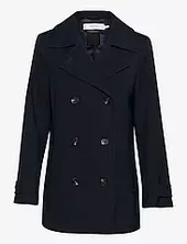 Ulrykaiw Sailor Coat Villakangastakki Pitkä Takki Navy Inwear