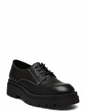 Biakwamie Laced Up Shoe Crust Nauhakengät Matalapohjaiset Kengät Black Bianco