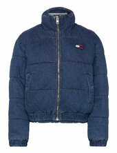 Denim Puffer Jkt Dh6051 Vuorillinen Takki Topattu Takki Blue Tommy Jeans