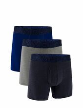 Ua Performance Cotton - Solid 6 In 3pk Bokserit Multi/patterned Under Armour