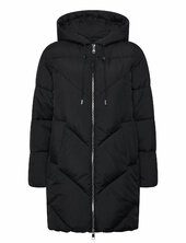 C_piapolly Vuorillinen Takki Topattu Takki Black Boss