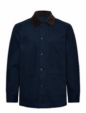 Relaxed Workwear Jacket Farkkutakki Denimtakki Navy Gant