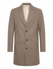 Jjeharrison Wool Coat Sn Villakangastakki Pitkä Takki Beige Jack & J S