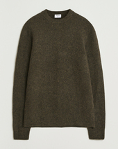 Filippa K Yak Knitted Sweater Dark Khaki Green