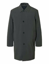 Slhsilas Urban Tech Carcoat Ohut Pitkä Takki Grey Selected