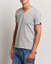 Replay V-neck T-shirt Light Grey Melange