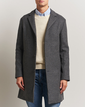 Nn07 Austin Wool Coat Grey Melange