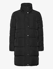 Onlnewcool Puffer Coat Cc Otw Topattu Pitkä Takki Black Only