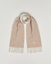 Polo Ralph Lauren Reversible Wool Scarf Taupe