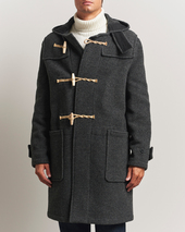Gloverall 575 Monty Original Duffle Coat Charcoal