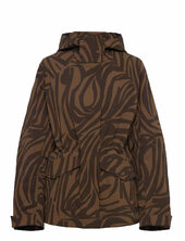 Musteet Jokuraita Bombertakki Brown Marimekko