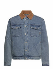 Cord Collar Indigo Teddy Jacket Farkkutakki Denimtakki Blue Scotch & Soda