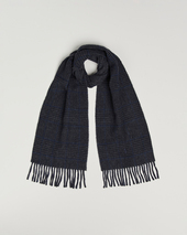 Polo Ralph Lauren Wool Blend Scarf Navy Check