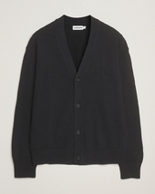 J.lindeberg Eddy Wool/cotton Knitted Cardigan Black
