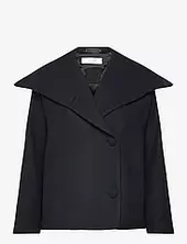 Perryiw Short Coat Villakangastakki Navy Inwear