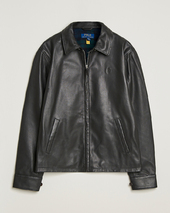 Polo Ralph Lauren Maxwell Windbreaker Leather Jacket Polo Black