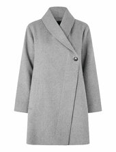 Matatena Villakangastakki Pitkä Takki Grey Masai