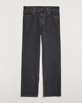Carhartt Wip Aaron Pant Smith Denim Black Stone Wash