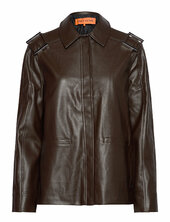 Straight Sleeve Jacket, 2276 Heavy Nahkatakki Brown Stine Goya