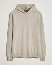 Oscar Jacobson Pascal Wool/cashmere Hoodie Beige