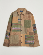Polo Ralph Lauren Wool Blend Cardigan Tan Multi