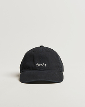 Forét Hawk Washed Cap Black
