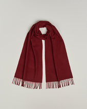Gant Wool Scarf Plumped Red