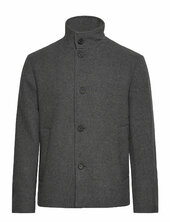 Slhrainar Wool Blend Jacket Noos Villakangastakki Grey Selected