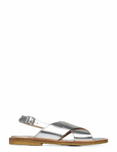 Sandals - Flat - Open Toe - Op Matalapohjaiset Sandaalit Silver Angulus