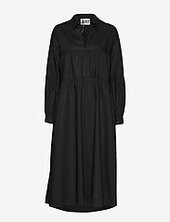 Mandy Maxi Dress Polvipituinen Mekko Black Just Female
