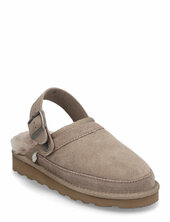 Rhbrisbane Shearling Buckle Slipper Aamutossut Tohvelit Beige Rosemunde