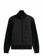 Dc Mixed Media Jacket Vuorillinen Takki Topattu Takki Black Tommy Hilfiger
