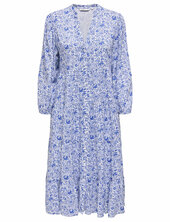 Onlmilana 7/8 Dress Wvn Noos Polvipituinen Mekko Blue Only