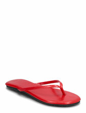 Biamexico Flip Flop Faux Leather Flipflopit Rantasandaalit Sandaalit Red Bianco