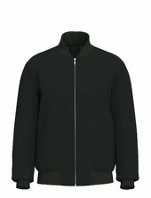 Slhjens Wool Blend Bomber Bombertakki Takki Black Selected